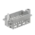 WEIDMULLER - Telaio per connettori industriali ModuPlug 6, 4 slot, Pressofusione di zinco HDC MFGS 16B AD.