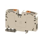 WEIDMULLER - Morsettiera passante PUSH IN Beige scuro 35 mm² 125 A 1000 V Numero di collegamenti: 2 Numero di piani: 1 TS 35 V-0 Wemid 130 °C A2C 35 DL.