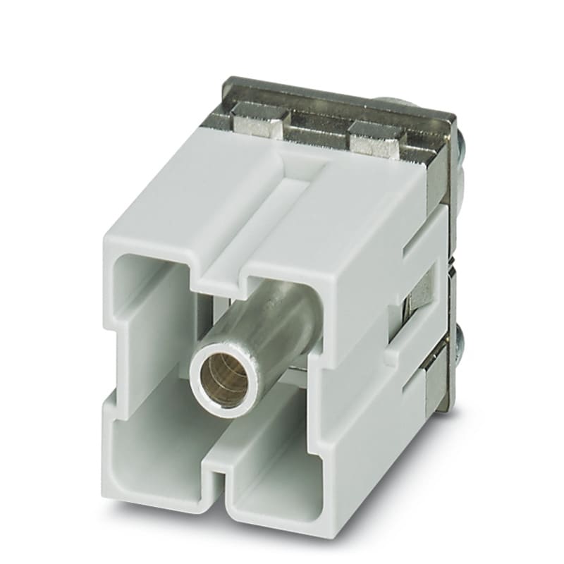 WEIDMULLER - Inserto modulo per connettori industriali, Numero di poli: 1, Collegamento a vite assiale, Slot a innesto necessari: 2 HDC MHP 200 PE MAS.