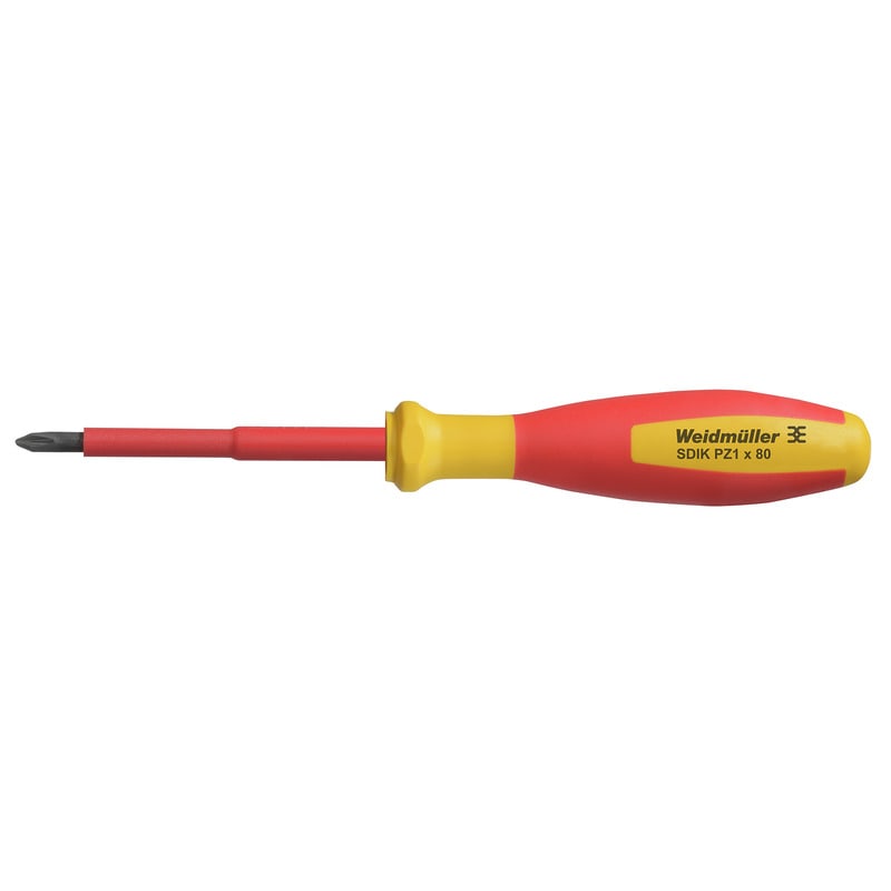 WEIDMULLER - Cacciavite Pozidrive PZ1 X 80mm, ideale per lavori di precisione.