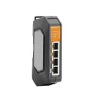 WEIDMULLER - Router con 4 porte RJ45 10/100BaseT(X) e temperatura di funzionamento da -30 °C a 70 °C, IE-SR-4TX.