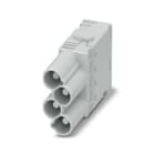 WEIDMULLER - Inserto modulo per connettori industriali, 40 A, Numero di poli: 4, PUSH IN con attuatore, Slot a innesto necessari: 1 HDC MHX 4 MP.