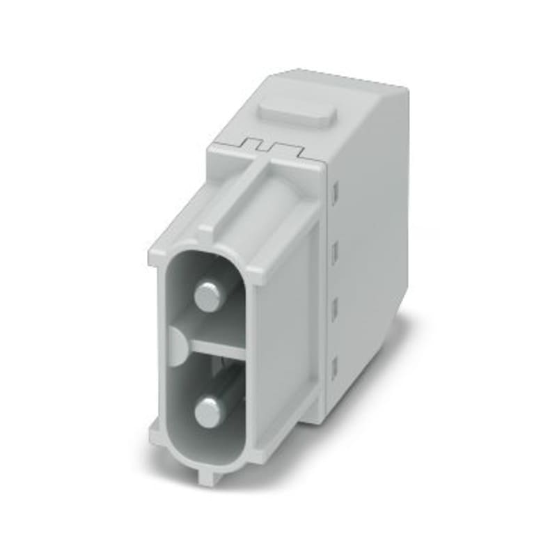WEIDMULLER - Inserto modulo per connettori industriali, 40 A, Numero di poli: 2, PUSH IN con attuatore, Slot a innesto necessari: 1 HDC MHX 2 MP.