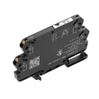WEIDMULLER - Modulo a relè TRPL 12-60VUC con LED verde, raddrizzatore e contatto NA (AgNi) per 250V AC, 6A. PUSH IN e tasto di prova disponibile.