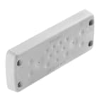 WEIDMULLER - Piastra passaggio cavo Cabtite TPE grigio 149.6 x 58 x 21.2 mm Profondità 21.2 mm EP 24/16 GY.