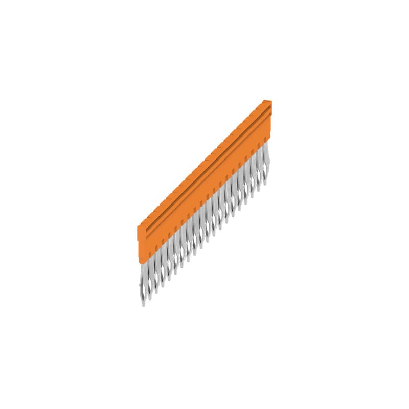WEIDMULLER - Morsetto innestato arancione 41A, 20 poli, passo 8.00mm, isolato, larghezza 4.95mm ZQV 6N/20.