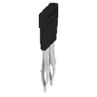 WEIDMULLER - Morsetto innestato nero 32A, 2 poli, passo 6.10mm, isolato, larghezza 9.9mm ZQV 4N/2 BK.