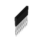 WEIDMULLER - Morsetto innestato nero 32A 8 poli passo 6.10mm isolato larghezza 27.95mm ZQV 4N/8 BK.