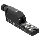 WEIDMULLER - Ripartitore passivo sensore-attuatore (senza cavo), Modulo completo a calotta, 4 prese di contatto, 3 poli, M8, SAI-04Z-VPPP-3A-M08L-PNP.