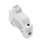 WEIDMULLER - Morsetto componibile portafusibile a vite, azzurro, 10 mm², 30 A, 2 collegamenti, 1 piano, TS 35, plastica, 10 x 3, FUSEHOLDER WSFH 10X38 1KV.