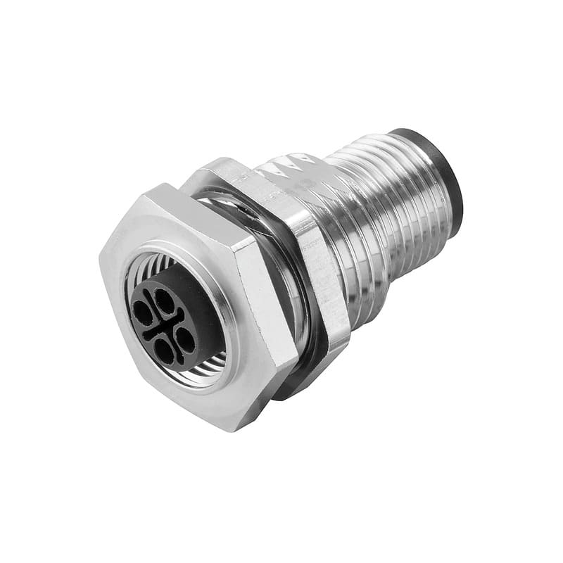 WEIDMULLER - adattatore sensori attuatori 4 poli codifica s-coded spina m12 femmina m12 600 v sai-wdf-m12-4p-s-cod-m16