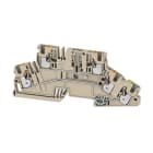 WEIDMULLER - Morsetto sezionatore di prova PUSH IN Beige scuro 4 mm² 32 A 250 V Numero di collegamenti 5 Numero di piani 3 TS 35 V-0 Wemid A2T 4 DT-FT-PE W/O DTLV.