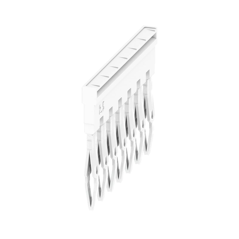 WEIDMULLER - Morsetto innestato bianco 24A 7 poli passo 5.10mm isolato larghezza 33.4mm ZQV 2.5N/7 WT.