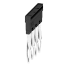 WEIDMULLER - Morsetto innestato nero 24A 4 poli passo 5.10mm isolato larghezza 18.1mm ZQV 2.5N/4 BK.