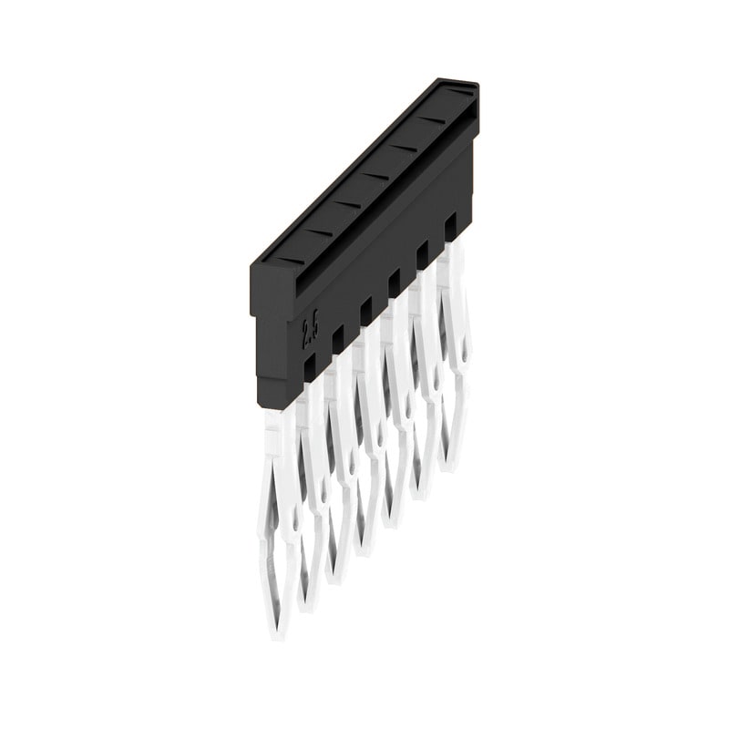 WEIDMULLER - Morsetto innestato nero 24A 7 poli passo 5.10mm isolato larghezza 33.4mm ZQV 2.5N/7 BK.