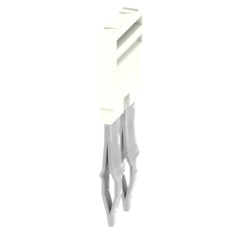 WEIDMULLER - Morsetto innestato bianco 32A, 20 poli, passo 6.10mm, isolato, larghezza 119.7mm ZQV 4N/2 WT.