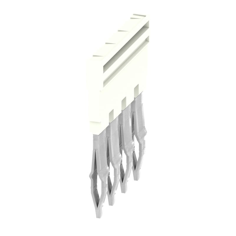 WEIDMULLER - Morsetto innestato bianco 32A, 20 poli, passo 6.10mm, isolato, larghezza 119.7mm ZQV 4N/4 WT.