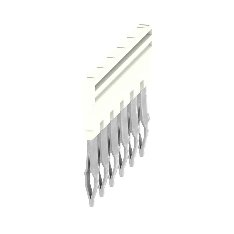 WEIDMULLER - Morsetto innestato bianco 32A, 2 poli, passo 6.10mm, isolato, larghezza 9.9mm ZQV 4N/6 WT.