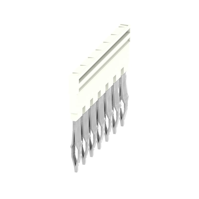 WEIDMULLER - Morsetto innestato bianco 32A, 3 poli, passo 6.10mm, isolato, larghezza 16mm ZQV 4N/7 WT.