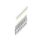 WEIDMULLER - Morsetto innestato bianco 32A 4 poli passo 6.10mm isolato larghezza 22.1mm ZQV 4N/8 WT.