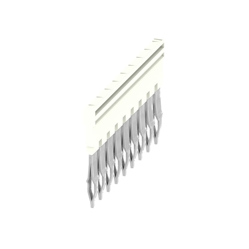 WEIDMULLER - Morsetto innestato bianco 32A, 10 poli, passo 6.10mm, isolato, larghezza 58.7mm ZQV 4N/9 WT.