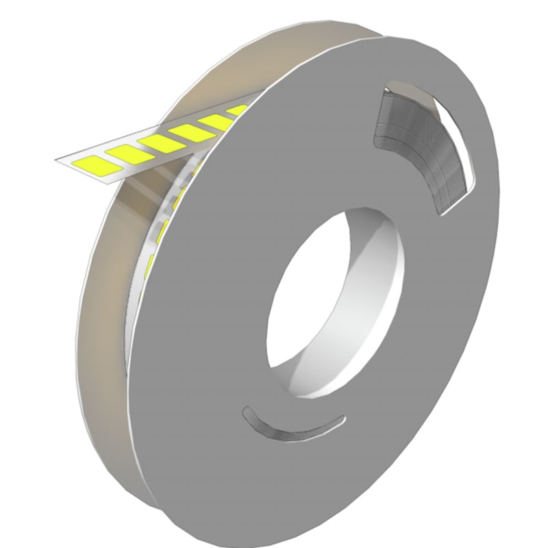 WEIDMULLER - Siglatura dispositivi, Larghezza: 15 mm, Caratteri stampati: senza, Poliammide, giallo ESG-LP 9/15 MM GE.