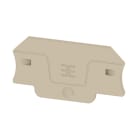 WEIDMULLER - Piastre terminali beige scuro, posizione verticale 55 mm, larghezza 2.1 mm, V-0, Wemid ALEP 2C 2.5.