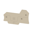 WEIDMULLER - Piastre terminali beige scuro, posizione verticale 66.3 mm, larghezza 2.1 mm, V-0 Wemid ALEP 3C 2.5.