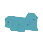 WEIDMULLER - Piastre terminali blu, Posizione verticale: 66.3 mm, Larghezza: 2.1 mm, V-0, Wemid ALEP 3C 2.5 BL.