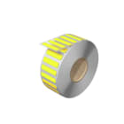 WEIDMULLER - Siglatura morsetti giallo, caratteri stampati neutro, larghezza 33.3 mm, posizione verticale 8 mm WAD-FO 8 mm GE.