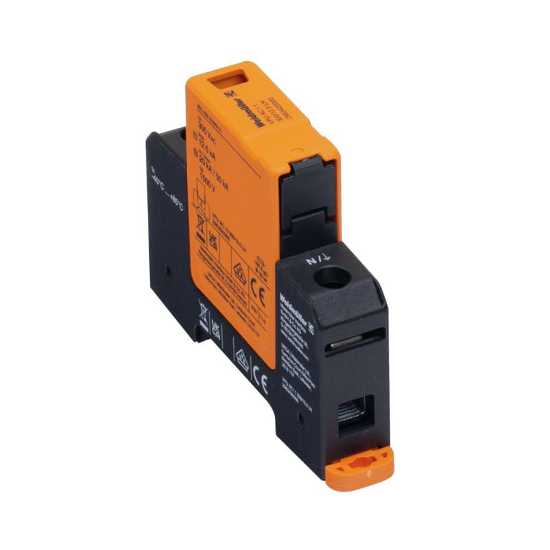 WEIDMULLER - Protezione contro le sovratensioni per sistemi di alimentazione AC a bassa tensione Monofase TN 230V, VPU AC I 1 300/12.5 LH.