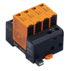 WEIDMULLER - Scaricatore di sovratensioni con protezione remota, Tipo I, Rete TN-C, VPU AC I 4 R 300/12.5 LH. 2983610000