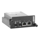 WEIDMULLER - Modulo di interfaccia multimediale con connessione Ethernet veloce, 2x porte combinate per connessioni cablate o tramite fibra ottica IE-SWM-SL02-2GC-PRP/HSR.