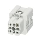 WEIDMULLER - Inserto modulo per connettori industriali, 10 A, Numero di poli: 3, PUSH IN HDC HA 3 FP.