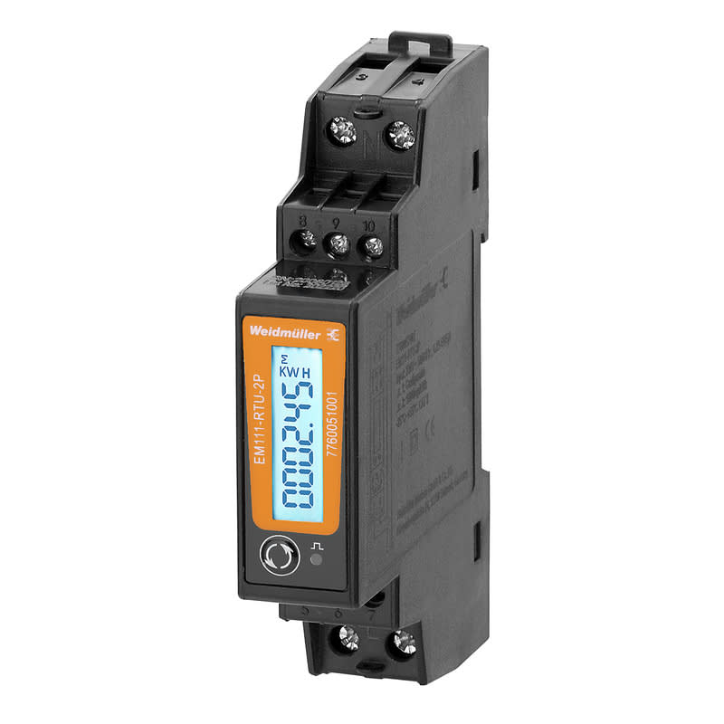 WEIDMULLER - Dispositivo di misurazione quantità elettrica Modbus RTU EM111-RTU-2P.
