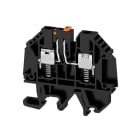WEIDMULLER - Morsetto sezionatore di prova, collegamento a vite, nero, 4 mm², 32 A, 630 V, numero di collegamenti: 2, numero di piani: 1, TS 32, TS 35, V-0, Wemid WTR4 SL/EN SW.