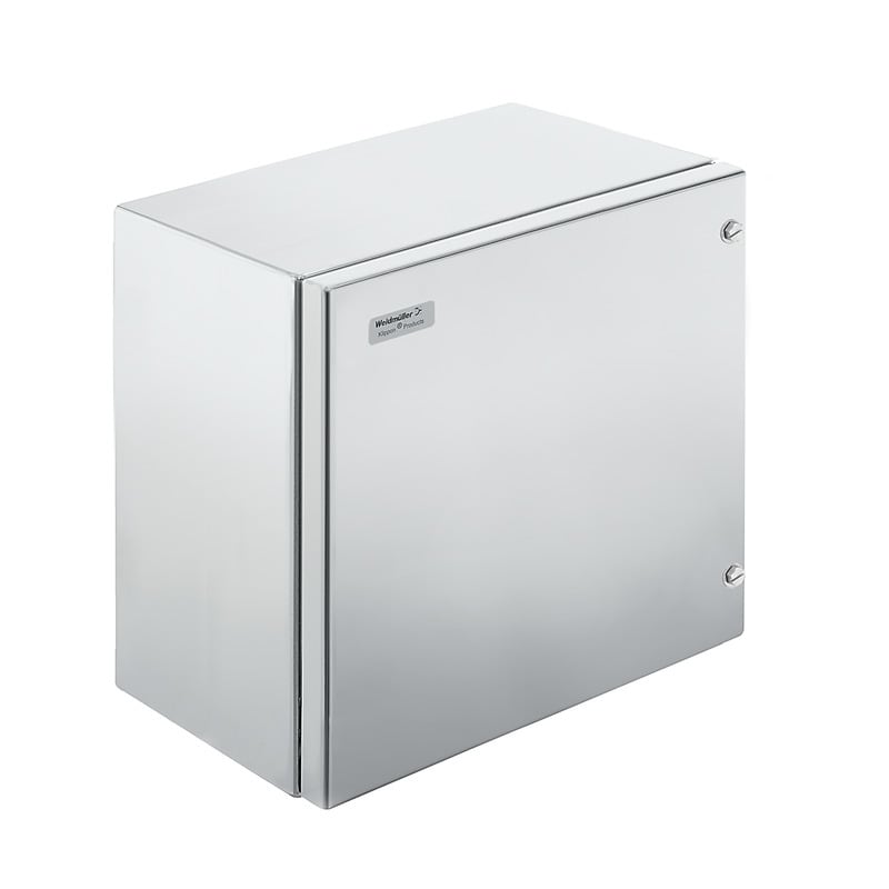 WEIDMULLER - Custodia in metallo Klippon EBi HS (Box industriale essenziale con viti a cerniera) 300x300x200mm KEBIHS303020S2N1 AL.