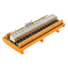 WEIDMULLER - Modulo interfaccia con relè RCL LL 5.08 mm, collegamento a vite, connettore a norma IEC60603-13/DIN41651 maschio 20 poli, 24 V DC ± RSM-16 1CO S.