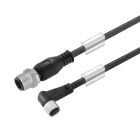 WEIDMULLER - Cavi sensore-attuatore preconfezionati, Linea di collegamento M12/M8, 4 poli, Lunghezza cavo 5m, maschio diritto-femmina ang SAIL-M12GM8W-4-5.0U.