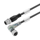 WEIDMULLER - Cavi sensore-attuatore preconfezionati, Linea di collegamento M12/M12, 3 poli, Lunghezza cavo 1.5m, maschio diritto - femmina - SAIL-M12GM12W-3L1.5U.