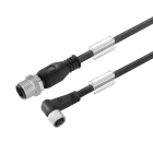 WEIDMULLER - Cavi sensore-attuatore preconfezionati, Linea di collegamento M12/M8, 3 poli, 1.5 m, maschio diritto-femmina SAIL-M12GM8W-3-1.5U.