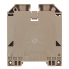 WEIDMULLER - Morsettiera passante WDU 70N/35, collegamento a vite, beige scuro, 70 mm², 192 A, 1000 V, 2 collegamenti, 1 piano, TS 35, V-0, Wemid, 130 °.