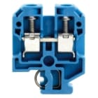 WEIDMULLER - Morsettiera passante blu 10 mm² 57 A 800 V SAK 10 BL, collegamento a vite, TS 32, V-2, PA 66, 100 °C, 2 collegamenti, 1 piano.