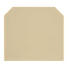 WEIDMULLER - Piastra terminale per morsetti, beige, Posizione verticale: 40 mm, Larghezza: 1.5 mm, V-2, PA 66, bloccabile: Sì