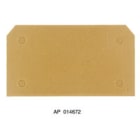 WEIDMULLER - Piastra terminale 65mm x 3mm Beige scuro giallo APSAKBCTKRG.