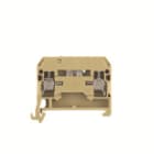 WEIDMULLER - Morsetto sezionatore di prova, collegamento a vite, beige/giallo, 4 mm², 10 A, 400 V, 2 collegamenti, 1 piano, TS35, V2, PA, SAKR/35 2STB.