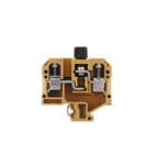 WEIDMULLER - Morsetto componibile portafusibile giallo medio, collegamento a vite, 10 mm², 10 A, 500 V, TS 32, V-0, 2 collegamenti, 1 piano, SAKS 1/G20.