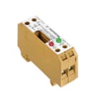 WEIDMULLER - Morsetto sezionatore di prova, collegamento a vite, giallo medio, 6 mm², 27 A, 60 V, numero di collegamenti: 2, numero di piani: 1, TS 35, V-0, 5VA, K SAKT E/35 2LD 60VAC.