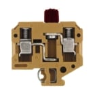 WEIDMULLER - Morsetto componibile portafusibile giallo medio, collegamento a vite, 10 mm², 10 A, 500 V, TS 32, V-0, SAKS 3 Z/6.3X26.
