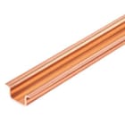 WEIDMULLER - Guida montaggio senza foro longitudinale, Accessori TS 35X15/2.3 2M/CU/BK.